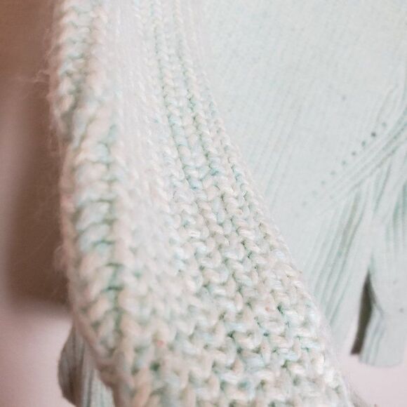 Gap cable Knit Mint cotton blend sweater XS - Picture 5 of 5